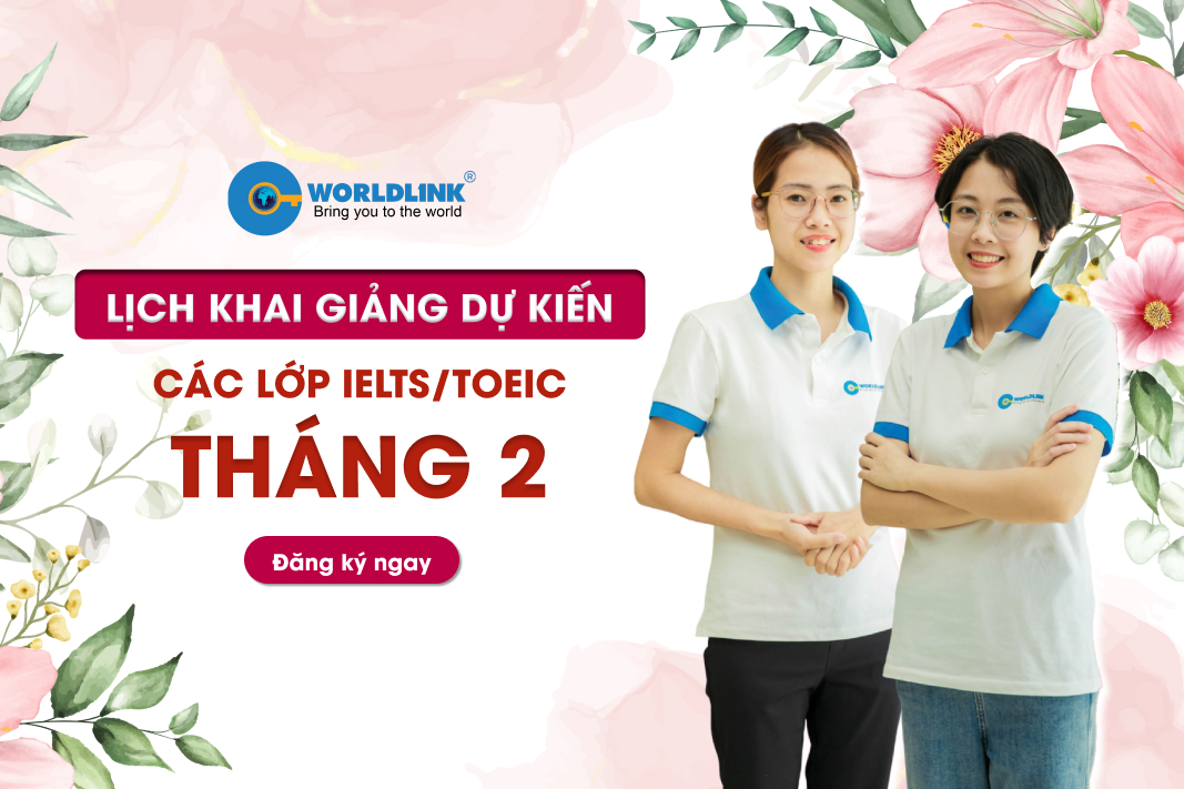 Lịch khai giảng dự kiến tháng 02/2023